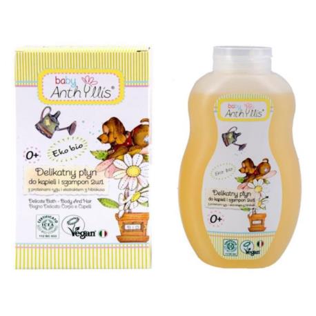 SZAMPON I PŁYN DO KĄPIELI 2w1 PROTEINY R YŻU I EKSTRAKT Z HIBISKUSA 400 ml - BABY