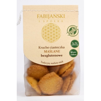 CIASTECZKA KRUCHE MAŚLANE BEZGLUTENOWE B IO 100 g - FABIJAŃSCY