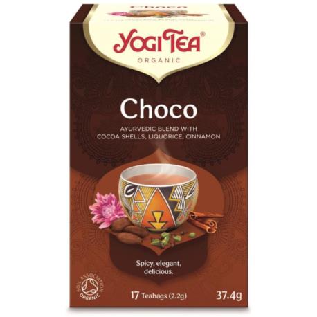 HERBATKA CZEKOLADOWA Z KAKAO (CHOCO) BIO  (17 x 2,2 g) 37,4 g - YOGI TEA