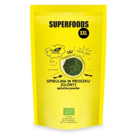 SPIRULINA W PROSZKU (GLONY) BIO 600 g -  BIO PLANET