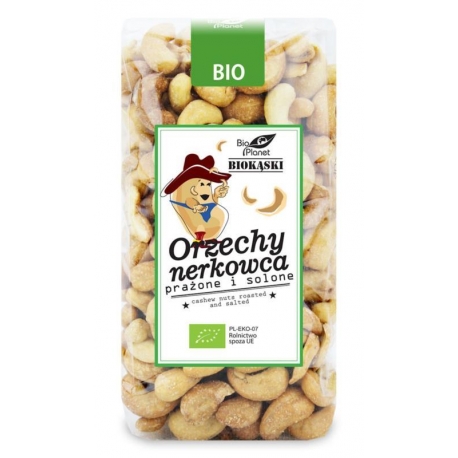 ORZECHY NERKOWCA PRAŻONE I SOLONE BIO 35 0 g - BIO PLANET