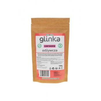 GLINKA KOSMETYCZNA CZERWONA ODŻYWCZA 100  g - BIOMIKA