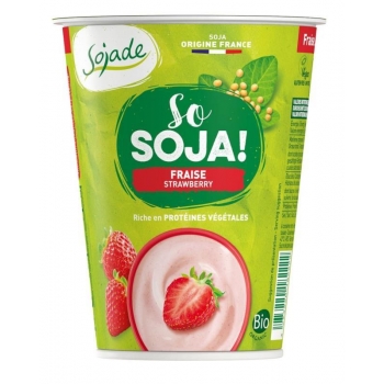 PRODUKT SOJOWY TRUSKAWKOWY BEZGLUTENOWY  BIO 400 g - SOJADE