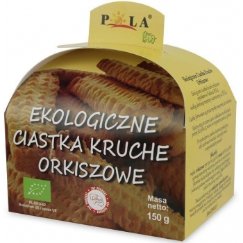 CIASTKA KRUCHE ORKISZOWE BIO 150 g - PIE KARNIA POLA