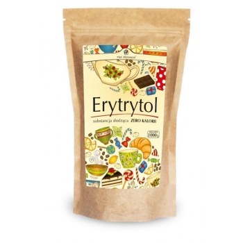 ERYTRYTOL (TOREBKA PAPIEROWA) 1000 g - P IĘĆ PRZEMIAN