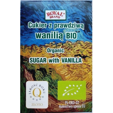 CUKIER WANILIOWY BIO 70 g - ROYAL BRAND