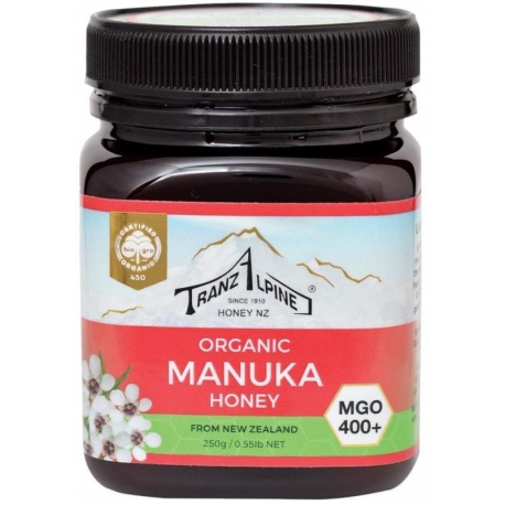 MIÓD MANUKA MGO 400+ BIO 250 g - TRANZAL PINE