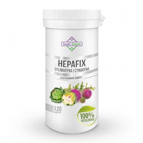 HEPAFIX SYLIMARYNA I CYNARYNA 120 KAPSUŁ EK (560 mg) - SOUL FARM