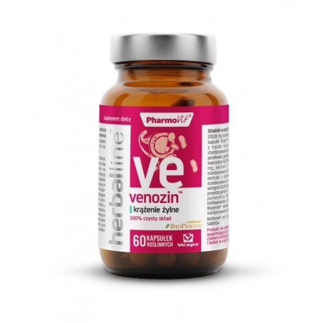 VENOZIN 60 KAPSUŁEK 29,49 g - PHARMOVIT  (HERBALLINE)