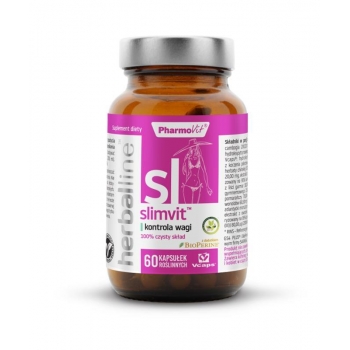 SLIMVIT 60 KAPSUŁEK 29,56 g - PHARMOVIT  (HERBALLINE)