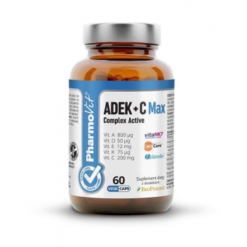 WITAMINY ADEK + WITAMINA C COMPLEX 60 KA PSUŁEK 21,2 g - PHARMOVIT (CLEAN LABEL)