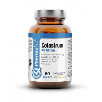 COLOSTRUM 60 KAPSUŁEK 35,13 g - PHARMOVI T (CLEAN LABEL)