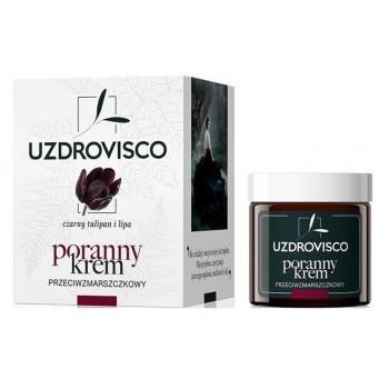 KREM DO TWARZY PRZECIWZMARSZCZKOWY NA DZ IEŃ CZARNY TULIPAN I LIPA 50 ml - UZDROV