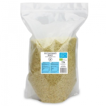 RYŻ BASMATI BIAŁY BEZGLUTENOWY BIO 5 kg  - HORECA