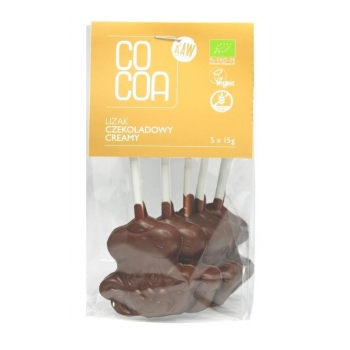 LIZAKI CZEKOLADOWE CREAMY BEZGLUTENOWE B IO (5 x 15 g) 75 g - COCOA