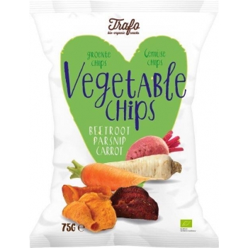 CHIPSY WARZYWNE PIECZONE BEZGLUTENOWE BI O 75 g - TRAFO