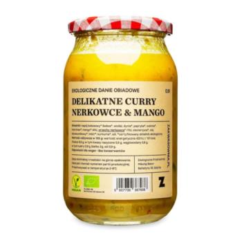 CURRY DELIKATNE Z ORZECHAMI NERKOWCA I M ANGO BIO 900 ml - ZAKWASOWNIA