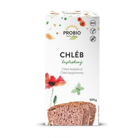 MIESZANKA DO WYPIEKU CHLEBA BEZGLUTENOWA  BIO 500 g - PROBIO
