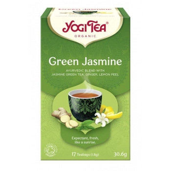 HERBATA ZIELONA JAŚMINOWA (GREEN JASMINE ) BIO (17 x 1,8 g) 30,6 g - YOGI TEA