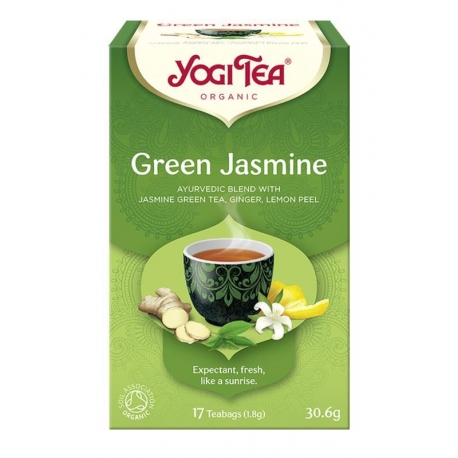 HERBATA ZIELONA JAŚMINOWA (GREEN JASMINE ) BIO (17 x 1,8 g) 30,6 g - YOGI TEA