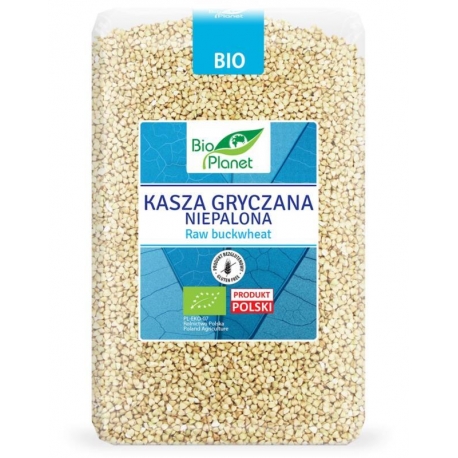 KASZA GRYCZANA NIEPALONA BEZGLUTENOWA BI O 2 kg - BIO PLANET