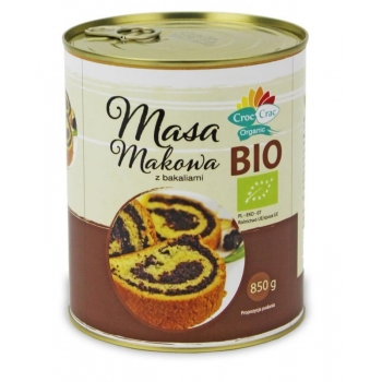 MASA MAKOWA Z BAKALIAMI BIO 850 g (PUSZK A) - CROC-CRAC (BIOVERI)