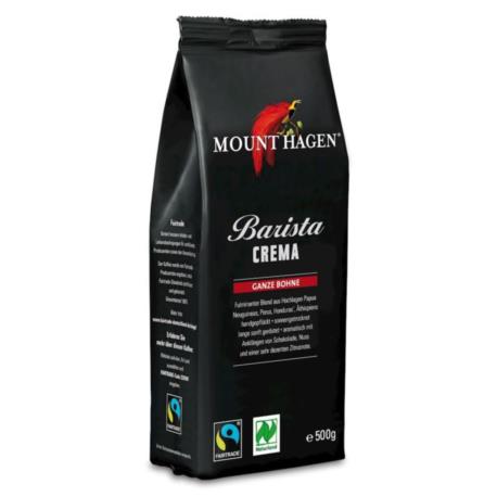 KAWA ZIARNISTA ARABICA 100 % BARISTA CRE MA FAIR TRADE BIO 500 g - MOUNT HAGEN