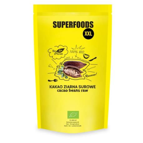 KAKAO ZIARNA SUROWE BIO 600 g - BIO PLAN ET