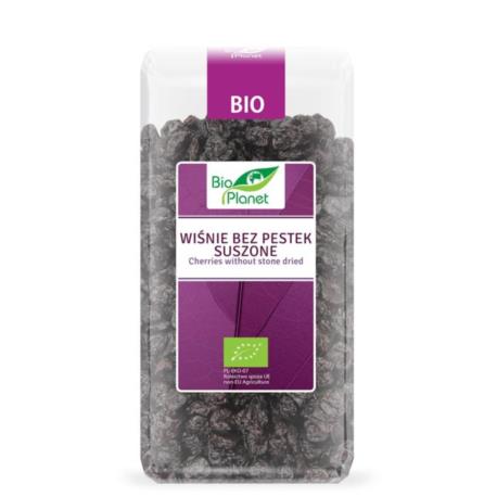 WIŚNIE BEZ PESTEK SUSZONE BIO 400 g - BI O PLANET