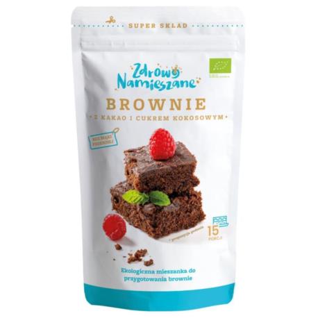 MIESZANKA NA BROWNIE Z KAKAO I CUKREM KO KOSOWYM BEZGLUTENOWA BIO 290 g - ZDROWO