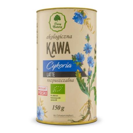 KAWA Z KORZENIEM CYKORII LATTE BIO 150 g  - DARY NATURY