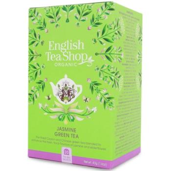 HERBATA ZIELONA Z JAŚMINEM I DZIKIM BZEM  BIO (20 x 2 g) 40 g - ENGLISH TEA SHOP