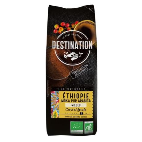 KAWA MIELONA ARABICA 100 % ETIOPIA FAIR FOR LIFE BIO 250 g - DESTINATION