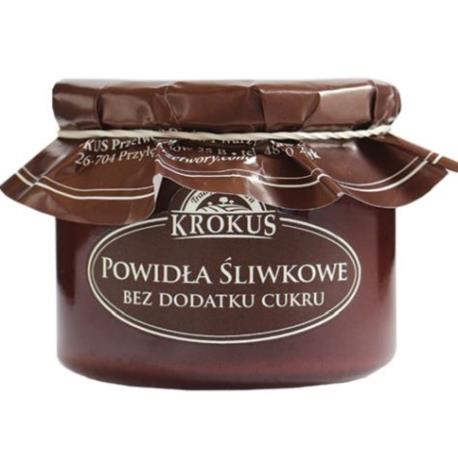 POWIDŁA ŚLIWKOWE BEZ DODATKU CUKRÓW 310  g - KROKUS