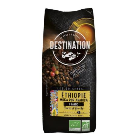 KAWA ZIARNISTA ARABICA 100 % ETIOPIA FAI R FOR LIFE BIO 500 g - DESTINATION