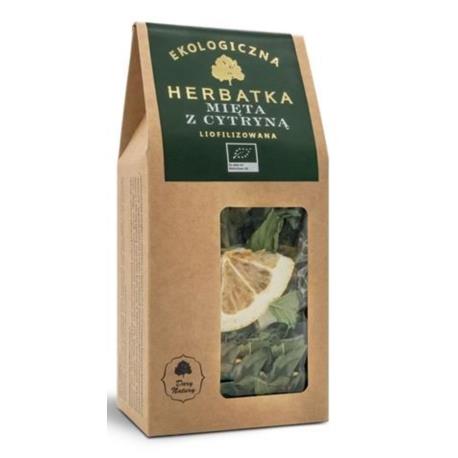 HERBATKA LIOFILIZOWANA MIĘTA Z CYTRYNĄ B IO 25 g - DARY NATURY