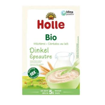 KASZKA MLECZNO - ORKISZOWA BEZ DODATKU C UKRÓW OD 5 MIESIĄCA BIO 250 g - HOLLE