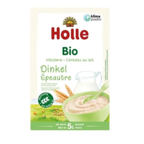 KASZKA MLECZNO - ORKISZOWA BEZ DODATKU C UKRÓW OD 5 MIESIĄCA BIO 250 g - HOLLE