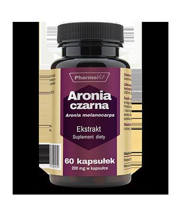 ARONIA CZARNA MELANOCARPA EKSTRAKT (200  mg) 60 KAPSUŁEK - PHARMOVIT