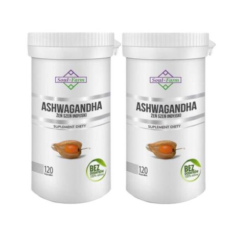 ASHWAGANDHA EKSTRAKT (500 mg) 60 KAPSUŁE K - SOUL FARM