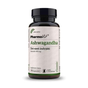 ASHWAGANDHA EKSTRAKT (400 mg) 90 KAPSUŁE K 45 g - PHARMOVIT (CLASSIC)