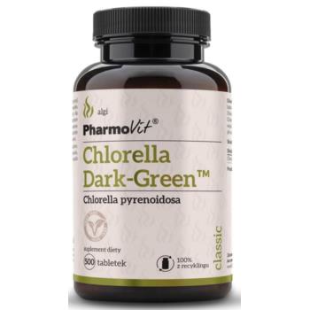 CHLORELLA DARK GREEN (1500 mg) 500 TABLE TEK - PHARMOVIT (CLASSIC)