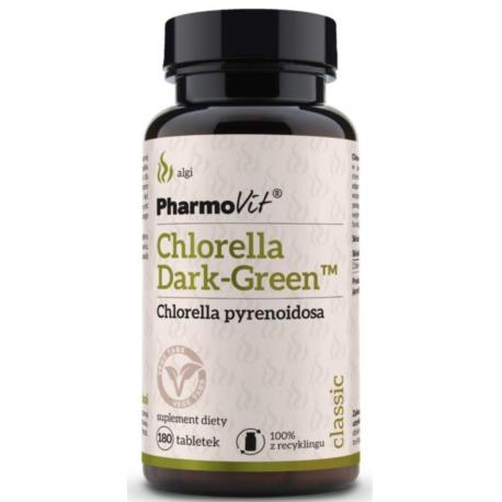 CHLORELLA DARK GREEN (1500 mg) 180 TABLE TEK - PHARMOVIT (CLASSIC)