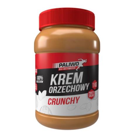 KREM ORZECHOWY CRU.NCHY 100 % BEZ DODATK U SOLI I CUKRÓW 1 kg  - PALIWO DLA AKTYWN