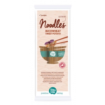 MAKARON (GRYCZANY TYPU NOODLE Z BATATAMI ) BEZGLUTENOWY BIO 250 g - TERRASANA