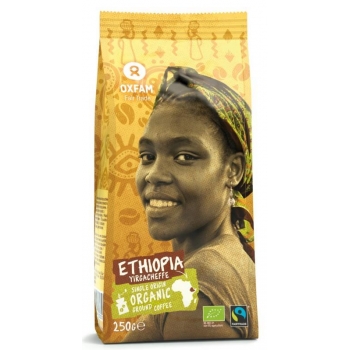 KAWA MIELONA ARABI.CA 100 % YIRGACHEFFE  ETIOPIA FAIR TRADE BIO 250 g - OXFAM