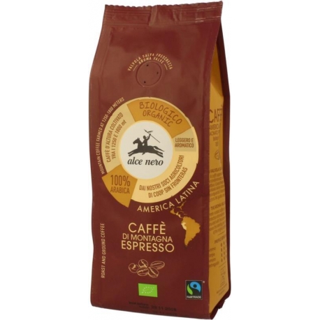 KAWA 100% ARABICA ESPRESSO FAIR TRADE BI O 250 g - ALCE NERO