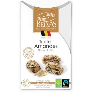 BELGIJSKIE CZEKOLADKI TRUFLE Z MIG.DAŁAM I FAIR TRADE BEZGLUTENOWE BIO 100 g - BEL