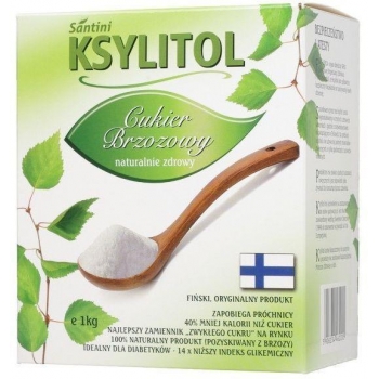 KSYLITOL C KRYSTALICZNY 1 kg - SANTINI ( FINLANDIA)
