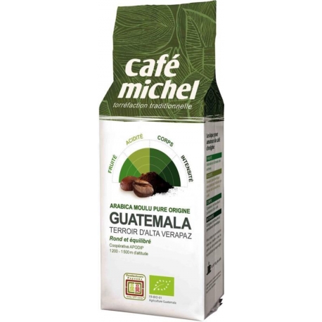 KAWA MIELONA ARABICA GWATEMALA FAIR TRAD E BIO 250 g - CAFE MICHEL